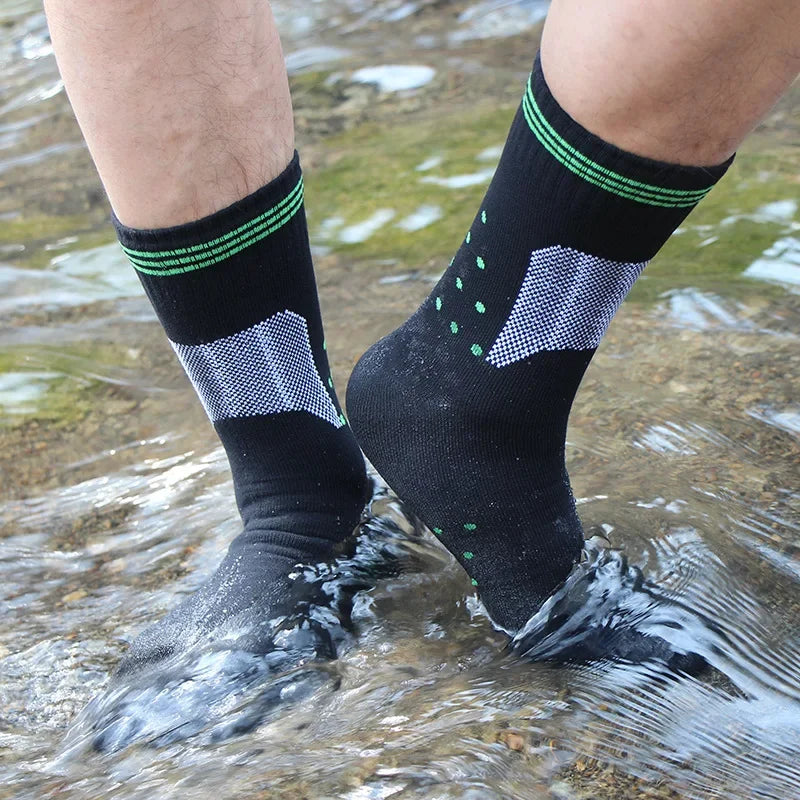 Waterproof Socks Breathable Outdoor Waterproof Hiking Wading Camping Winter Skiing Sock Riding Snow Warm Waterproof Socks Quick Pick Grocers