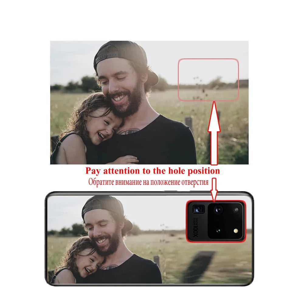 Custom Case for Samsung Galaxy S25 S24 S23 S22 S21 S20 FE Ultra Plus A53 A73 Note 20 A52S A32 A51 DIY Personaliz Picture Cover Quick Pick Grocers