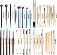 Pottery Clay Sculpting Tools Kit 8-61 Pcs/Set, Ceramic Wax Clays Carving Tools for Art Craft Pottery Sculpting Modeling Tool Set Econic Blanks