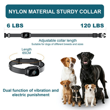 YHLC Automatic Anti Barking Dog Collar, Rechargeable Bark Stopper, Stop Barkin, Electric Training Collar for Dog Quick Pick Grocers