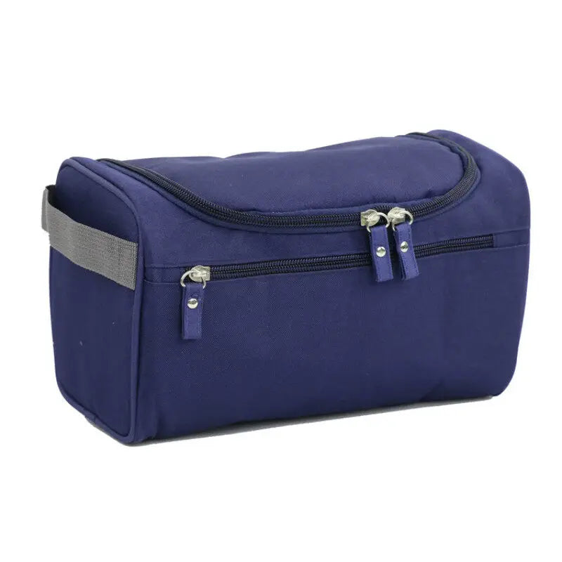 Portable Makeup Bag Unisex Capacity Waterproof Cosmetic Organizer Toiletry Hanging Case Pouch for Women Men Wash Shaving Make Up Quick Pick Grocers