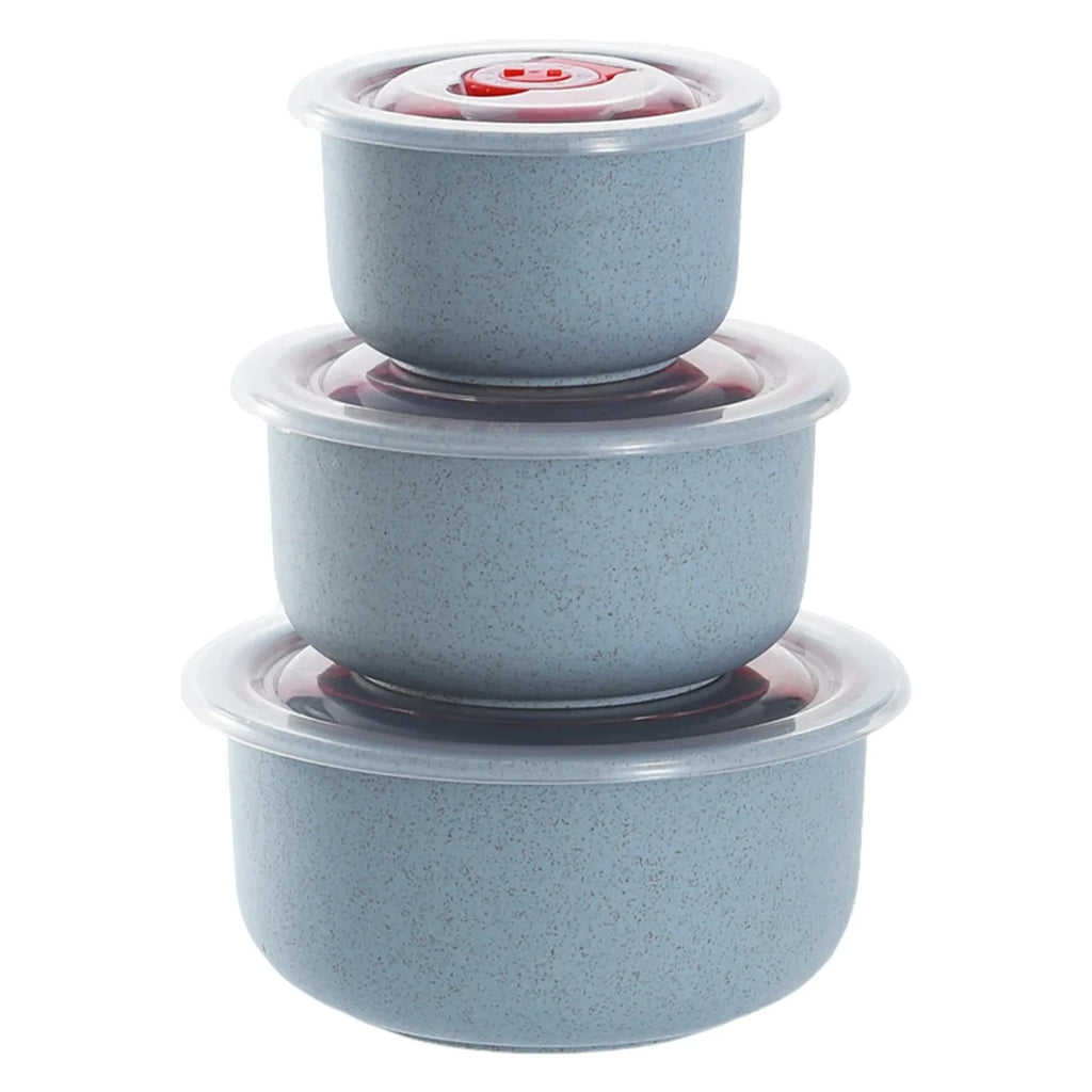 3pcs Food Storage Containers Bento Box with Lid Microwave Storage Containers for Kitchen Storage Meal Prep Take Out Econic Blanks