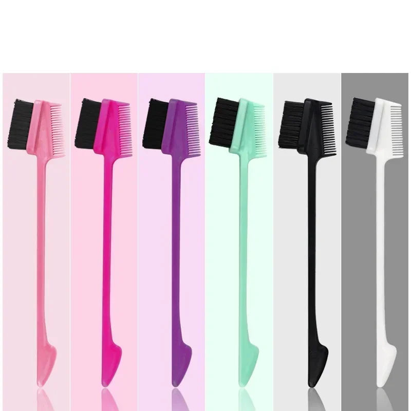 Baby Care Hair Edge Brush Comb Double Sided 3 in 1 Edge Control Brush for Baby Hair Salon Hair Care Comb Brushes Beauty Tools Purest Peak