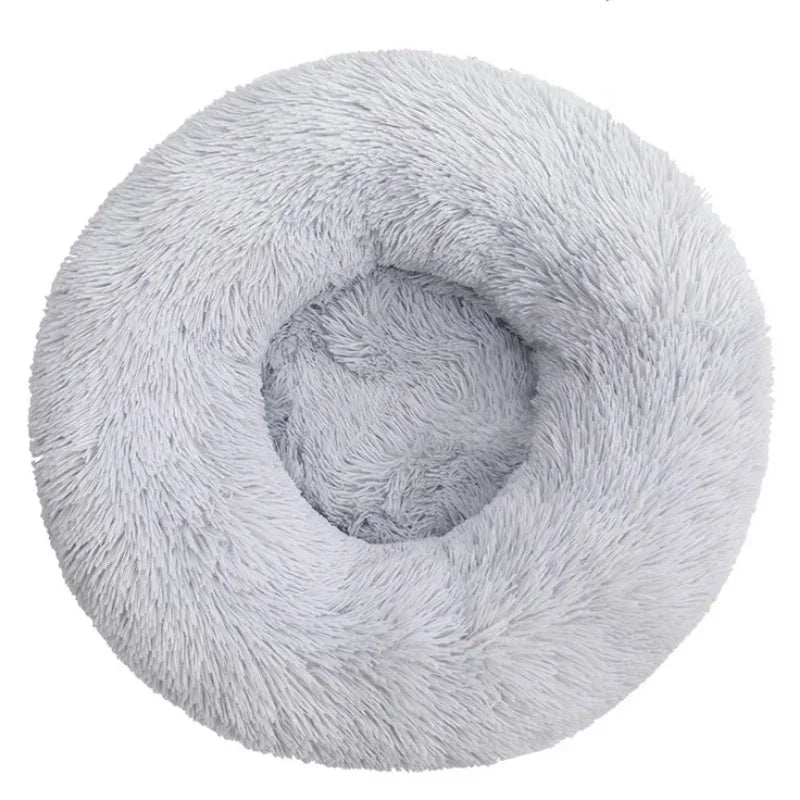 40-90cm 6 Sizes Round Pet Bed for Large Dog Bed Super Soft Cat Bed Plush Dog House for Medium Dog House Winter Warm Sleeping Quick Pick Grocers
