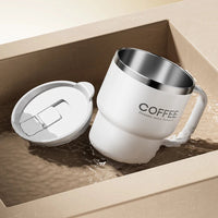 400ML Double Layer Coffee Mug 304 Stainless Steel Sealed Drinking Cup For Cold And Hot Water Insulated Milk Coffee Cup Drinkware Quick Pick Grocers