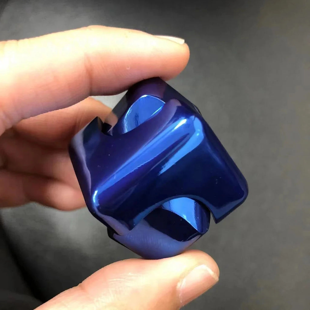 Square Decompression Spinning Top Dice Cube Anti-Anxiety Fingertip Toys Hand Fidget Spinner Vent Toys Flipo Flip For Children Econic Blanks