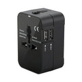 Global Universal Conversion Travel Plug USB Sockets EU US AC Power Adapter Converter With Child Protection Safety Cover Locking Econic Blanks
