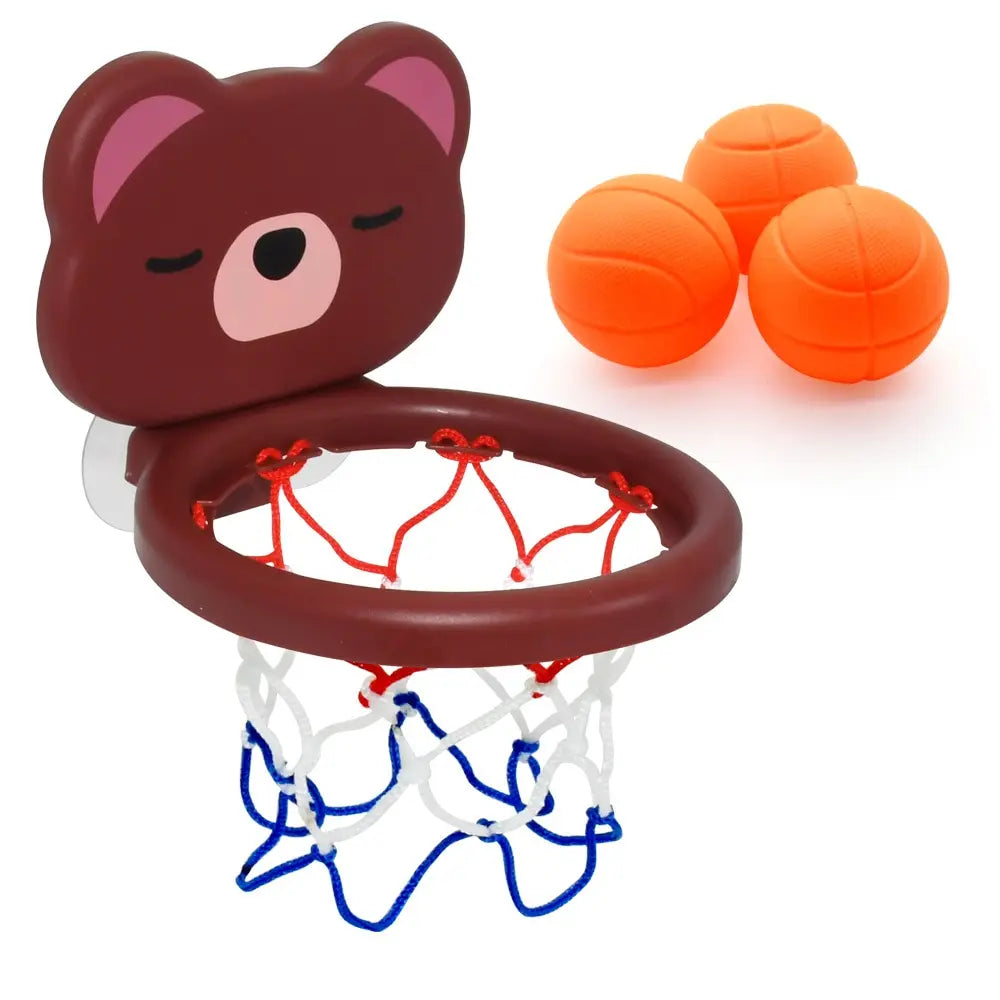 A Suit Of Children's Toy Mini Cute Little Bear Basketball Bathroom Bath Toys Shoot At The Basket Games In The Pool Quick Pick Grocers