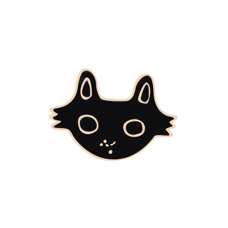 20 Styles Cute Cats collection Enamel Pins Dried Fish Bag Brooch Cartoon Animal Badges Denim Lapel Jewelry Gift for Kids Friends Quick Pick Grocers