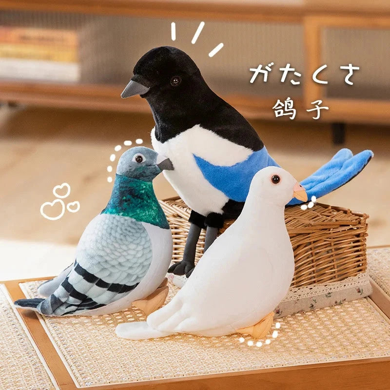 Simulation Pigeon Plush Toy Cartoon Birds Peace Dove Doll Doll Children Doll Gift Wholesale Econic Blanks