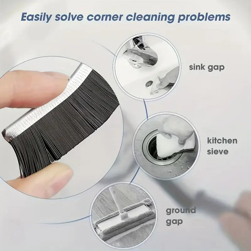 Hard Bristle Crevice Cleaning Brush – Perfect for Tile Joints, Window Tracks, and Seam Cleaning Econic Blanks
