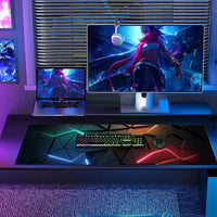 Mouse Pad Desk Pad Extended Mouse Mat 31.5x11.8in Large Computer Keyboard Desk Mat Desk Pad with Non-Slip Base and Stitched Edge Quick Pick Grocers