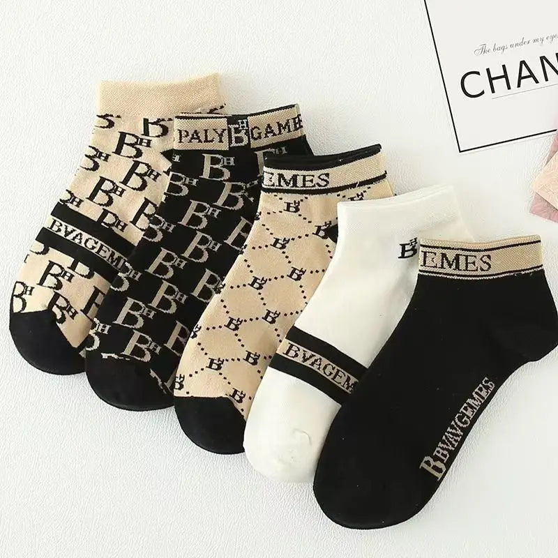 5/10pcs Men's Thin Breathable Low-Cut Socks - Anti-Odor, Moisture-Wicking, Lightweight, Comfortable & Versatile for Daily Wear Quick Pick Grocers