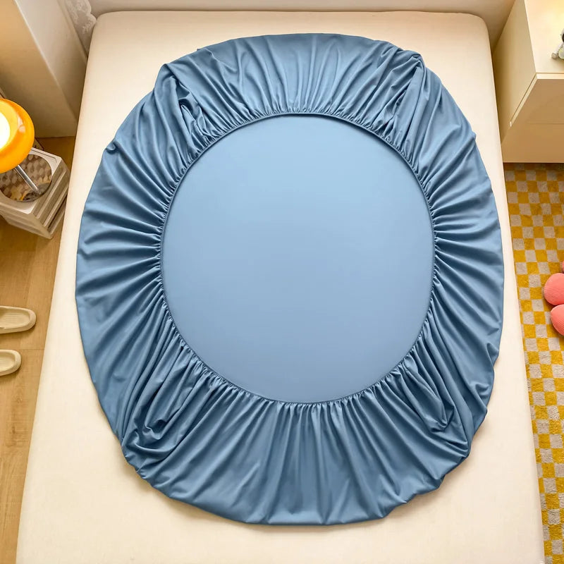 Soft Cotton Fitted Bed Sheet with Elastic Mattress Cover Quick Pick Grocers
