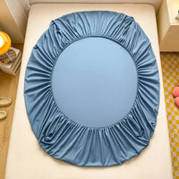 Soft Cotton Fitted Bed Sheet with Elastic Mattress Cover Quick Pick Grocers