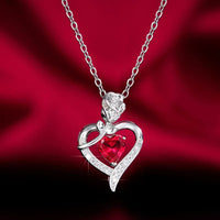 Elegant Style Heart shaped Pendant Necklace Hollow Design Mother's Day Gift Party Suitable for Best Friends Without Box Quick Pick Grocers
