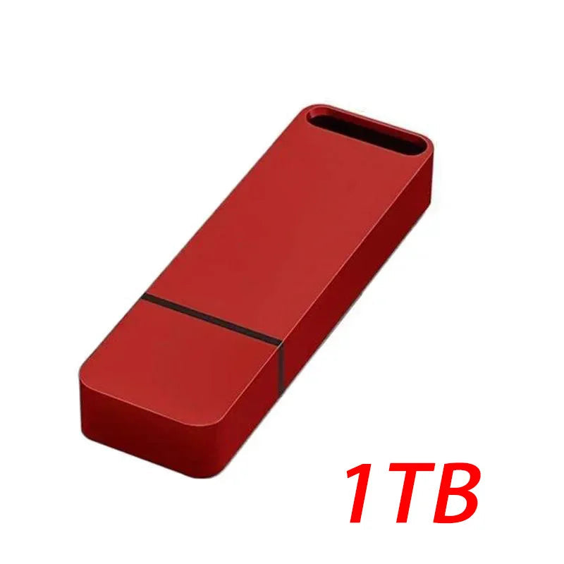 16TB 2TB USB Metal Flash Drive 8TB Large Capacity Portable Pendrive USB 3.0 High-Speed File Transfer Waterproof U Disk Universal Quick Pick Grocers