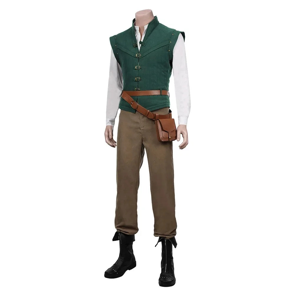 Flynn Rider Tangled Rapunzel Cosplay Costume Adult Carnival Uniform Halloween Anime Halloween Costumes Quick Pick Grocers