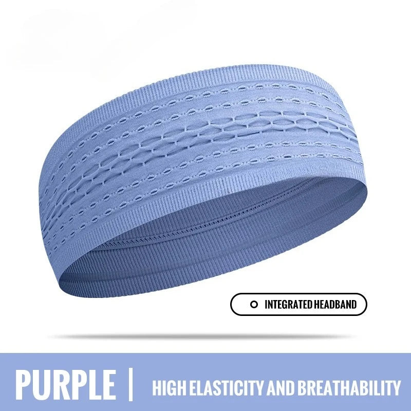 1PC Non-Slip Sport Headbands Moisture Wicking Workout Sweatband for Men & Women Fitness Running Cycling Football Yoga Hairband Quick Pick Grocers