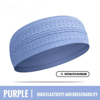 1PC Non-Slip Sport Headbands Moisture Wicking Workout Sweatband for Men & Women Fitness Running Cycling Football Yoga Hairband Quick Pick Grocers