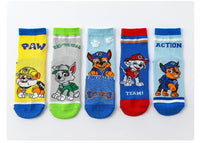 5 Pairs Paw Patrol Kids Socks Cotton Boys Cute Cartoon Socks for Children Baby Casual Socks Spring and Summer Boys Socks Quick Pick Grocers