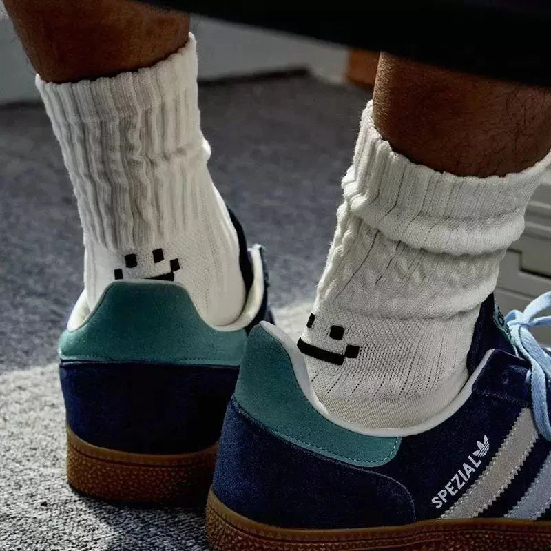 4 Pairs Men's Cotton Work Socks Cushioned Long Running Breathable Ankle Crew Socks  Casual Socks for Men Cycling socks Quick Pick Grocers
