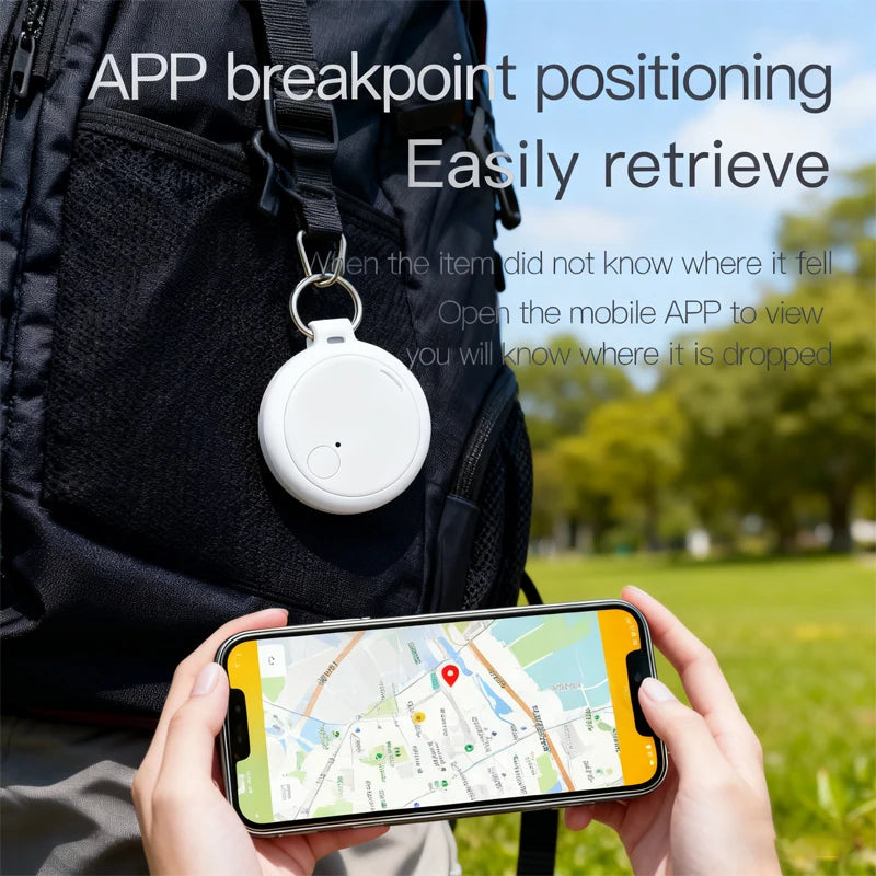 2026 GPS Bluetooth 5.0 Tracker AntiLost Device Round Pet Kids Bag Wallet Tracking Smart Finder Locator MIni Quick Pick Grocers