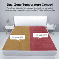 Electric Heating Blanket Automatic Thermostat Double Body Warmer Bed Mattress EU Plug 220V Electric Heated Carpets Mat Pad Econic Blanks