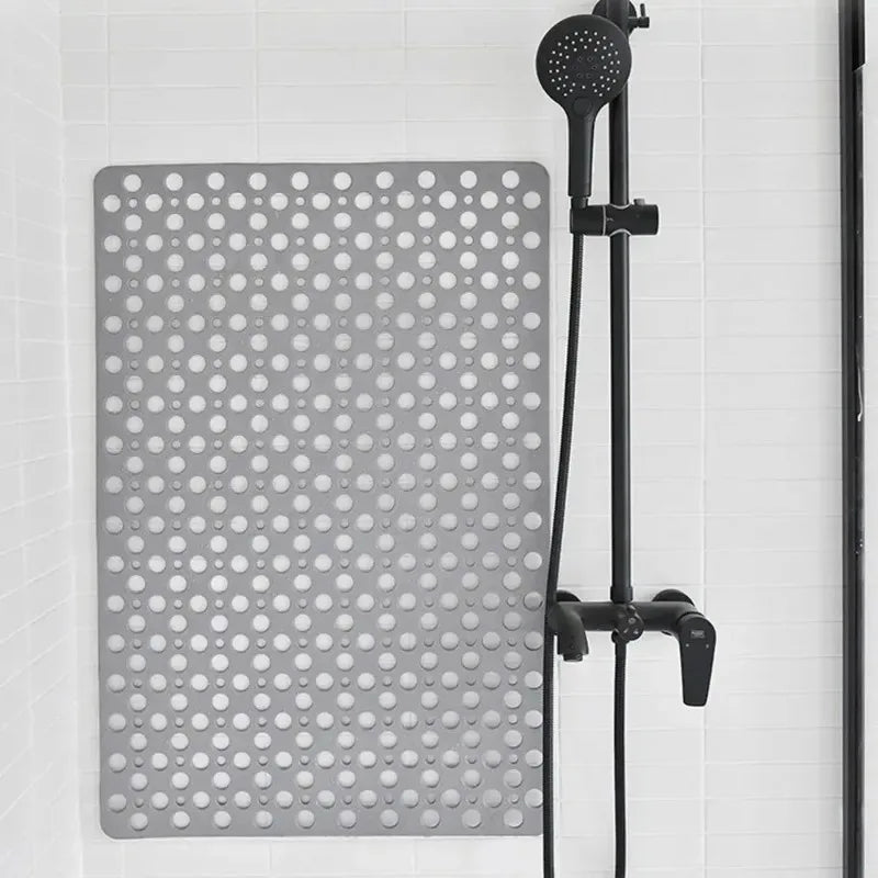 Bath Mat With Drain Holes Non Slip Bath Mat Easy Clean Bathtub Mat With Drain Holes And Suction Cups Bathroom Accessories Quick Pick Grocers