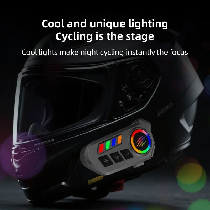 Wireless Bluetooth 5.4 Helmet Headset Hands-Free Call Motorcycle Earphone Waterproof MP3 Music Player Speaker Kit for Moto Quick Pick Grocers