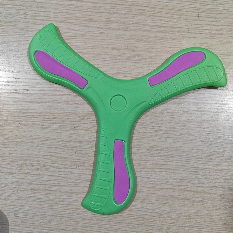 Children Outdoor Sport Flying Disc Soft EVA Touching Boomerang Return Dart Hand Throw Spinner Parent-Child Interactive Game Toys Econic Blanks