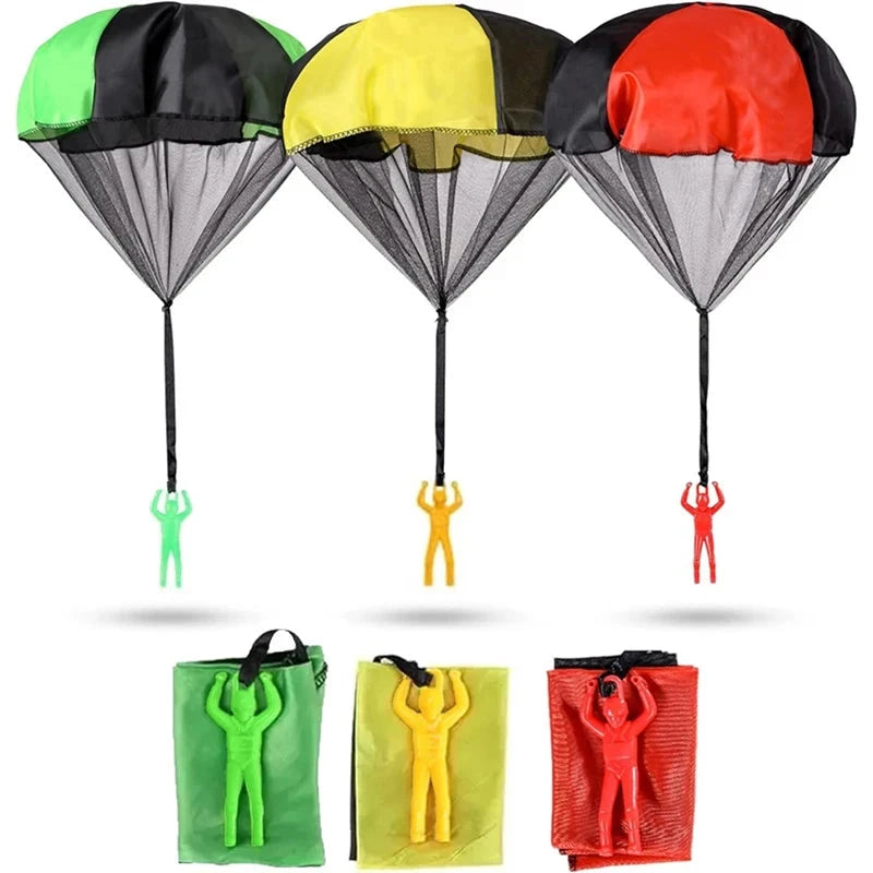 Parachute Toys for Kids Tangle Free Outdoor Flying Parachute Men Outside Toys Easter Basket Stuffers Idea Unique Boy Girl Gift Econic Blanks