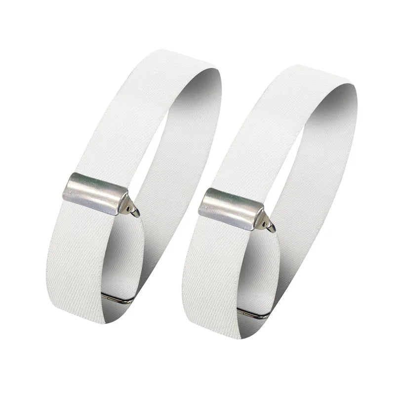 Non-slip Metal Armband Stretch Garter Shirt Sleeve Holder Unisex Sleeve Holders Armbands Elastic Armband Accessories (not pair) Quick Pick Grocers