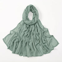Fashion Modal Hijab Rayon Cotton Shawls Muslim Hijabs For Women Plain Scarf Big Size Headscarf Islamic Turban Headband 190*85cm Quick Pick Grocers