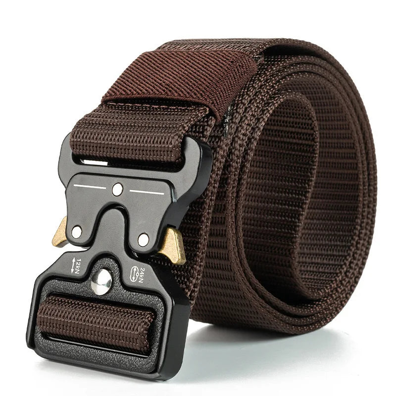 Genuine Tactical Belt Quick Release Outdoor Military Belt Soft Real Nylon Sports Accessories Men And Women Black Belt Quick Pick Grocers