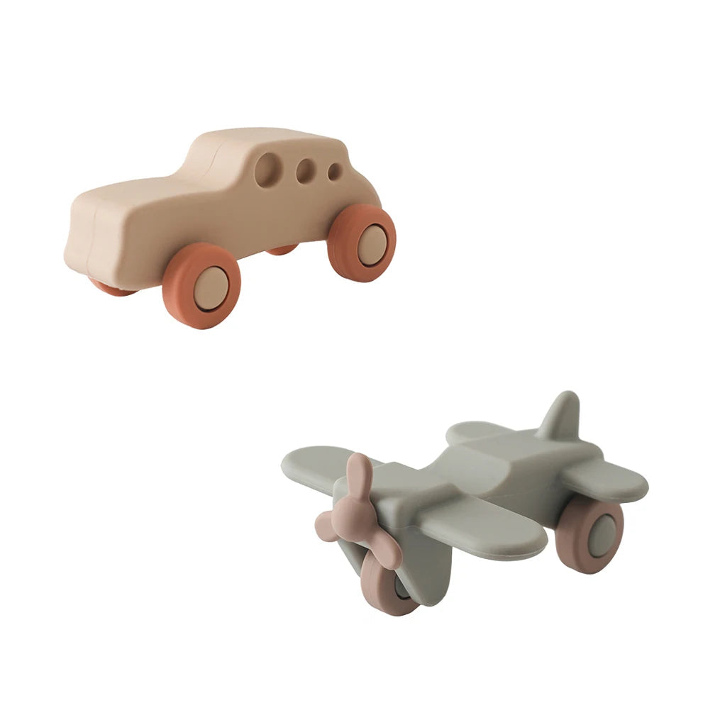 Baby Silicone Car Toys Montessori Baby Things Silicone Baby Teether Toy Car  0 12 Months Newborn Educational Toy Silicone Blocks Purest Peak