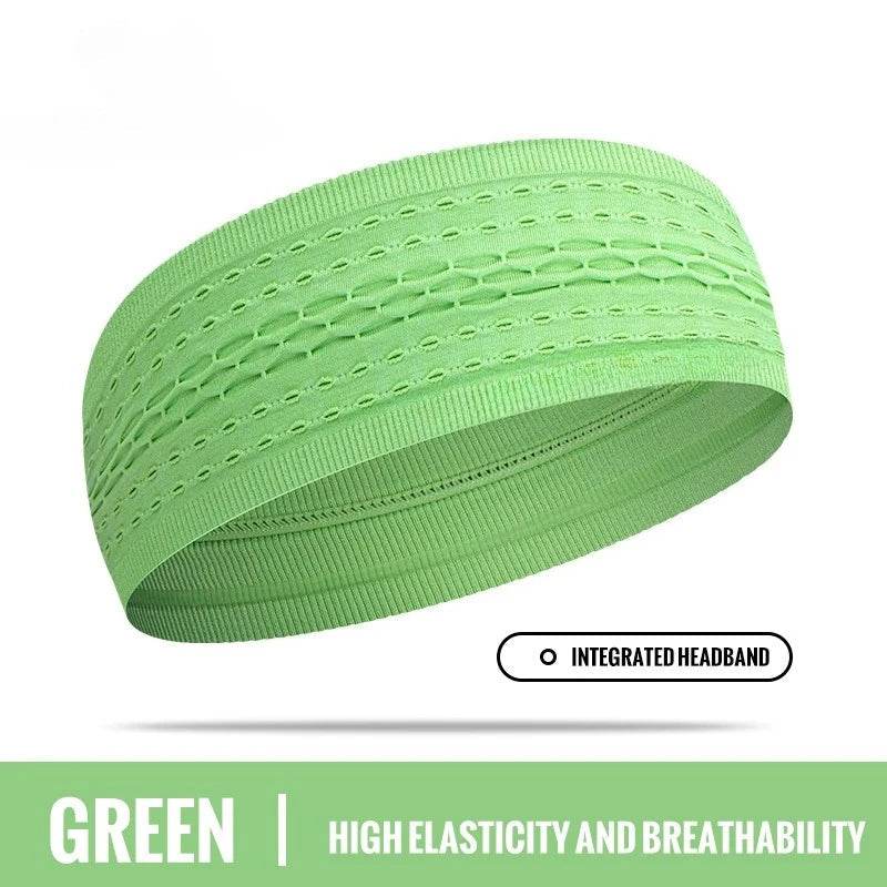 1PC Non-Slip Sport Headbands Moisture Wicking Workout Sweatband for Men & Women Fitness Running Cycling Football Yoga Hairband Quick Pick Grocers