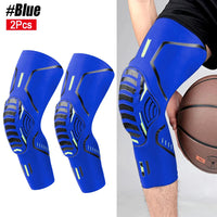 2Pcs/Pair Sport Crashproof Knee Support Pad Elbow Brace Arm Leg Compression Sleeve Outdoor Basketball Football Bicycle Protector Quick Pick Grocers
