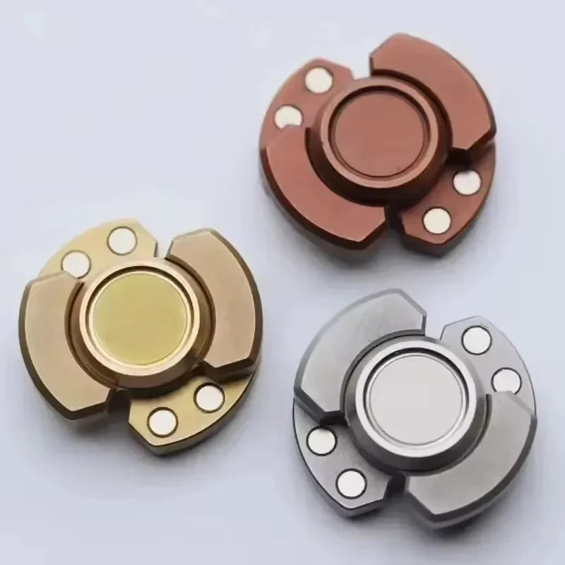 Metal Magnetic Slider Transform Hand Spinner Push Card Mini EDC Stress Relief Push Card Adult Fidget Toys Anti Anxiety Econic Blanks