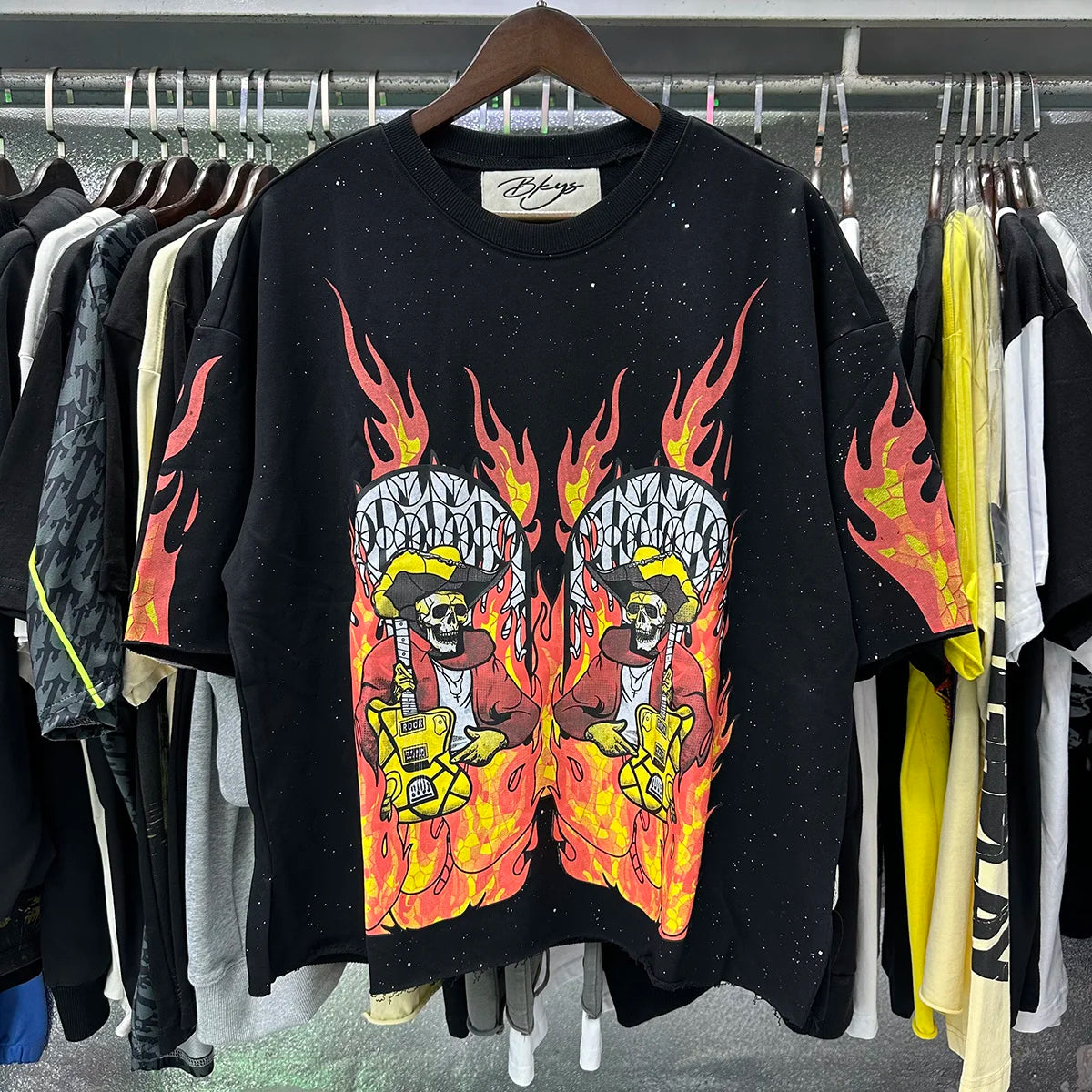 Shinning Bling Diamond Short Sleeve Cropped T-shirt for Men and Women Crew Neck Rhinestone Loose Cotton Summer Tshirts Oversized Quick Pick Grocers