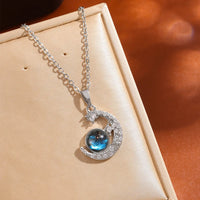Light Luxury Titanium Steel Star Series Necklace for Women Gold Color Planet Moon Astronaut Pendant Necklaces Jewelry Gifts Quick Pick Grocers
