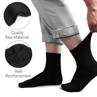 10/5/3MEN'S Mid-calf Socks Cotton Socks for All Seasons, Solid Colour and Versatile Econic Blanks