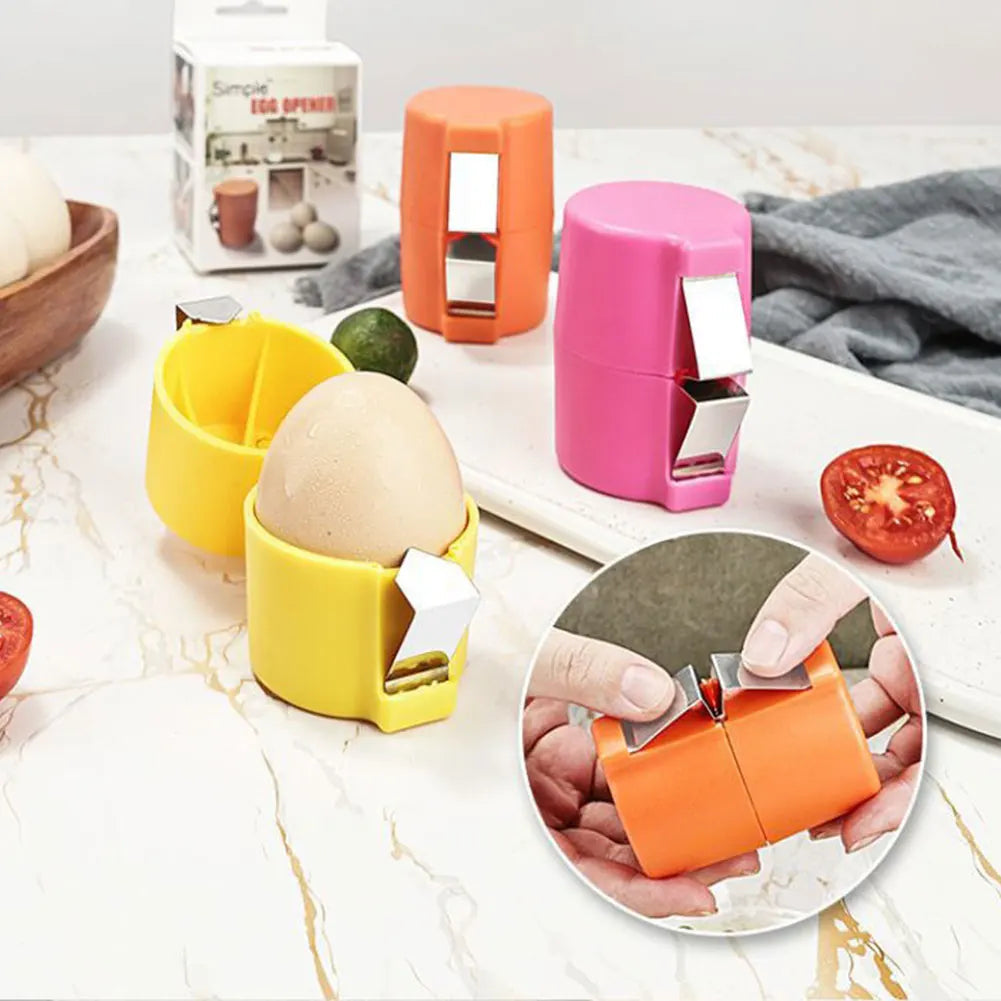 3-1PC Egg Shell Opener Portable Egg Opener Kitchen Handheld Egg Shell Crusher Household Press Egg Shell Separator Kitchen Gadget Econic Blanks