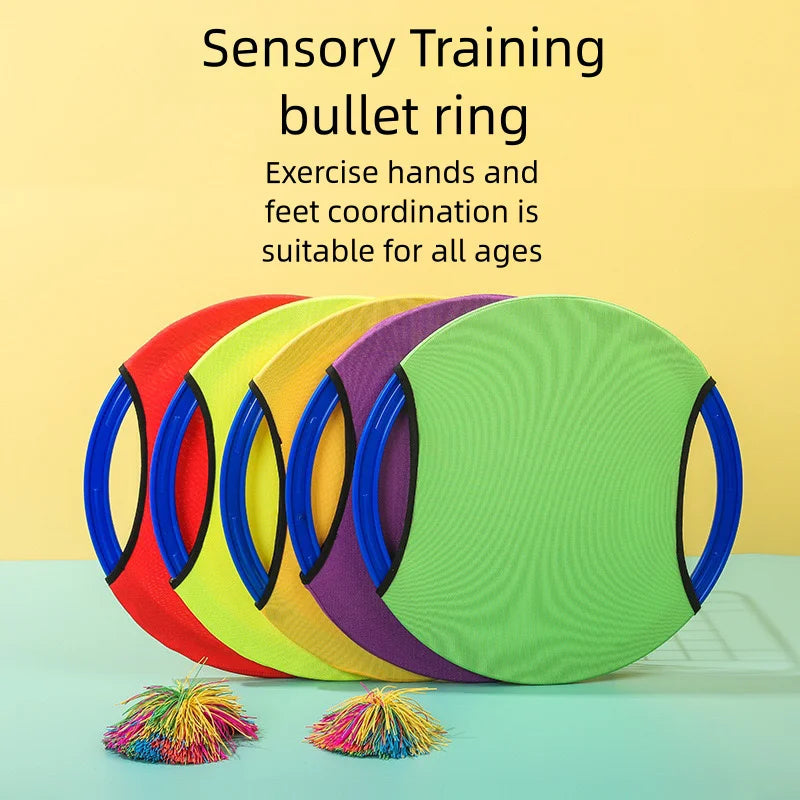35cm Bouncing Circle Throwing Training Sensory Toy Kids Outdoor Games Balance Training Educational Learning Toys for Children Quick Pick Grocers