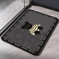 Diatomaceous Earth Bath Mat Bathroom Rug Absorbent Non-slip Floor Foot Mats Quick Dry Shower Carpet Toilet Pad Doormat Washable Econic Blanks