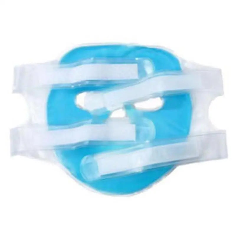 Cold Gel Face Mask Ice Compress Blue Full Face Moisturizing Cold With Relaxation Faicial Pack Face Pad Quick Pick Grocers