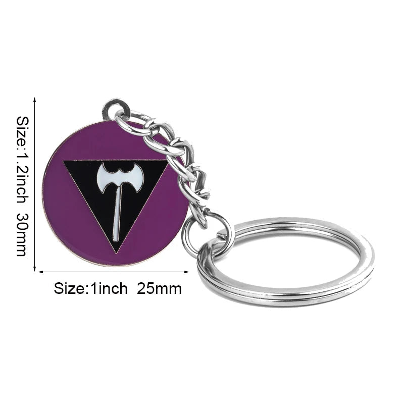 Progress Transgender Rainbow Pansexual pride Genderqueer pride Asexual Metal Key Ring Key Chain For Women Jewelry Quick Pick Grocers