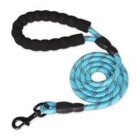 Reflective Dog Leash With Comfortable Padded Handle - Double Heavy Duty Traction Rope For Strong Dogs - Enhance Safety And Contr Econic Blanks
