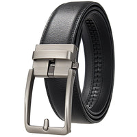 Men's Leather Belts Fashion Automatic Buckle Cowskin Male Belts Luxury Designer Black Brown 3.5cm Quick Pick Grocers