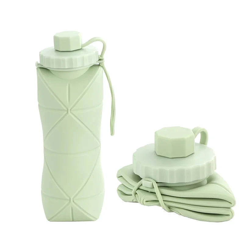 New Creative Silicone Folding Water Cup Outdoor Portable and Scalable Water Cup Sports Water Bottle Travel Water Cup Handy Cup Econic Blanks